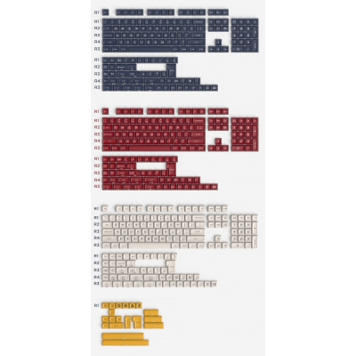 478 Keys Composition SA Profile ABS Doubleshot Keycaps Set for Cherry MX Mechanical Gaming Keyboard